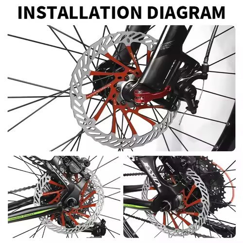 BUCKLOS Ultralight MTB Bike Hydraulic Disc Brake Rotor 160/180/203mm Mountain Road Racing Bicycle Brake Disc with 6 Free Bolts - Image 3