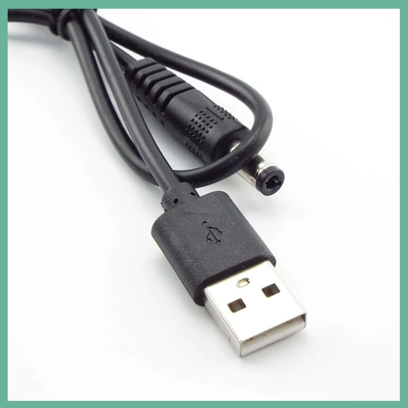 1Pcs USB A Male plug to DC 2.5 3.5 1.35 4.0 1.7 5.5 2.1 5.5 2.5mm Power supply Plug Jack type A extension cable connector cords