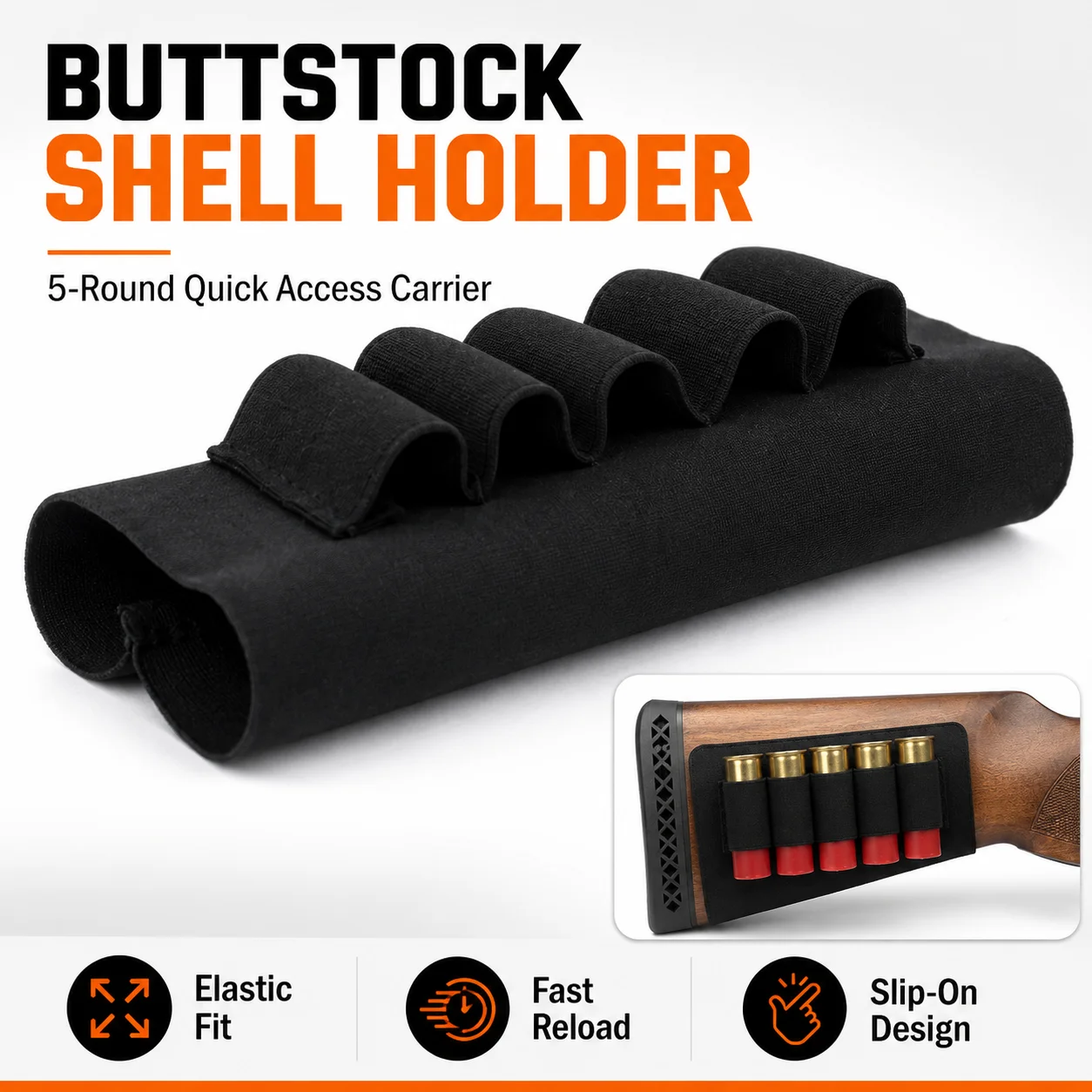 Durable Elastic Gear Holder 5 Loop Storage Sleeve Non Slip Wrap Design for Outdoor Camping Tool Accessories