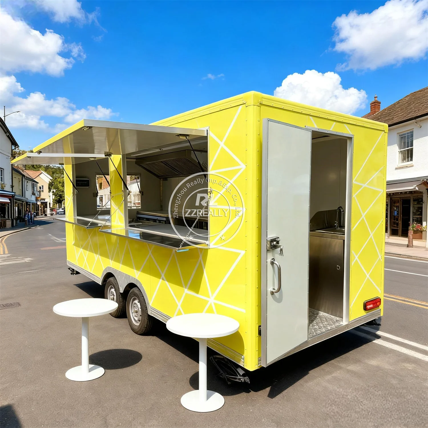 

Mobile Foodtruck Catering Trailer Fully Equipped Small Mobile Pizza Coffee Taco Ice Cream Fast Food Truck For Sale