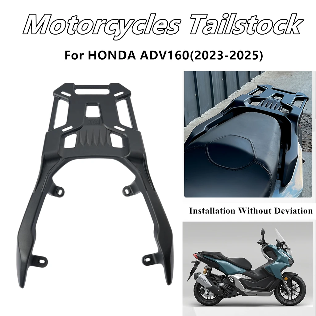 

Motorcycle Rear Luggage Carrier For HONDA ADV160 Cargo Rack Storage Box Aluminum Alloy thicken Support For ADV160 2023-2025