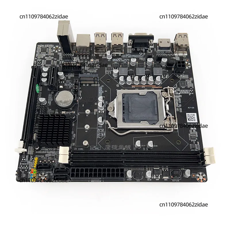 Placa Base H61 con 1155 Pines DDR3, Compatible con CPUs Intel de Doble o Cuádruple Núcleo I3, I5 y Otros, DNF