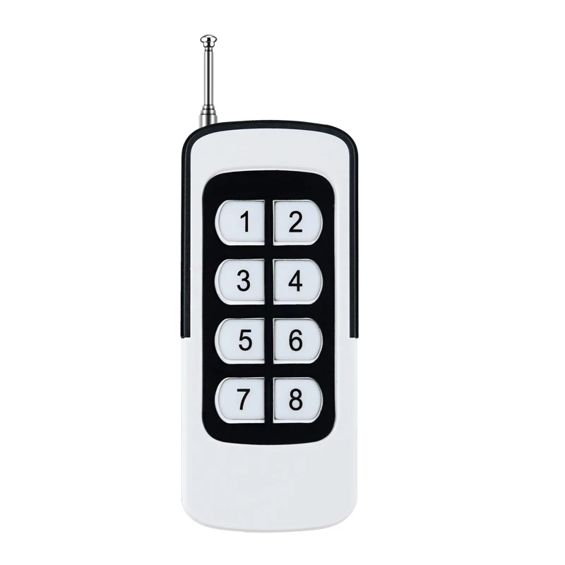 

Universal RF Smart Home Lighting Control Garage Door Electric Curtains 12V 4 Buttons 433/315MHz Remote Control