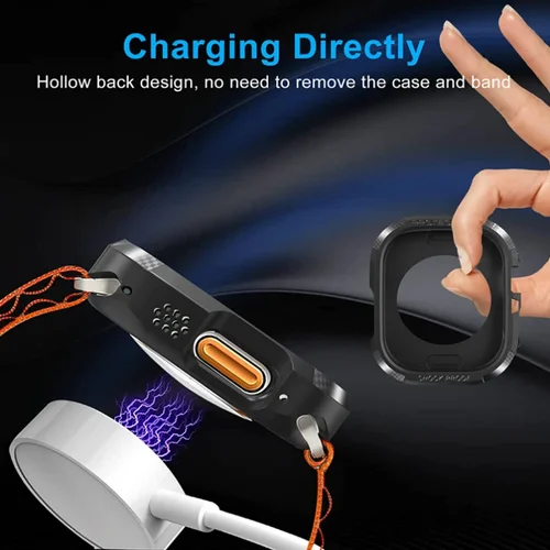 Imagen 2 del producto Funda resistente para Apple Watch Ultra 49mm 44mm 42mm 40mm 45mm 41mm 38mm cubierta protectora de TPU todo alrededor iWatch series 8 7 6 SE 5 43