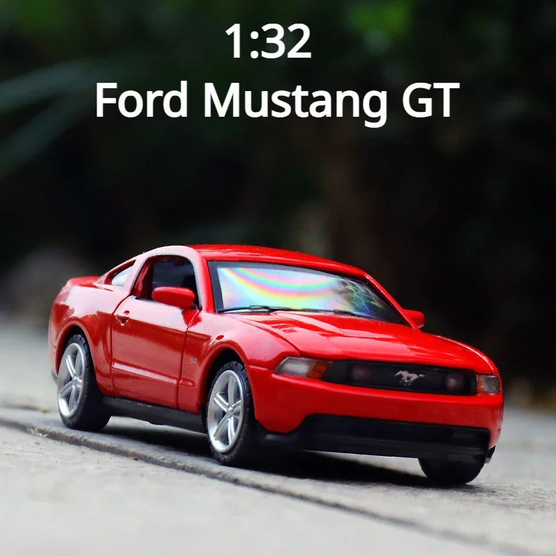 1:32 Ford Mustang GT High Simulation Diecast Car Metal Alloy Model Car Children\'s toys collection gifts F445