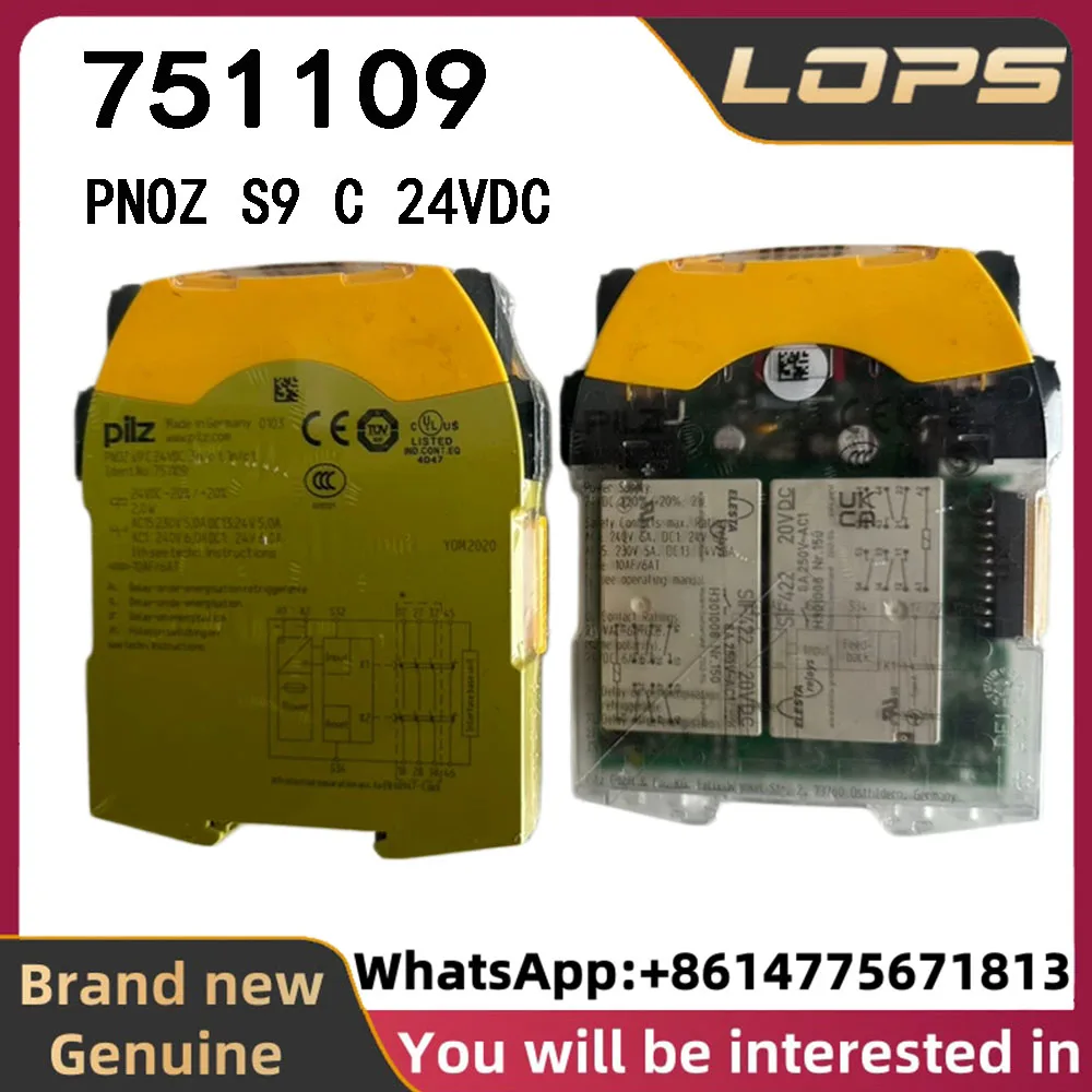 PNOZ S9 C 24VDC Pilz 751109 safety relay, brand new original genuine, large quantity in stock, welcome to inquire