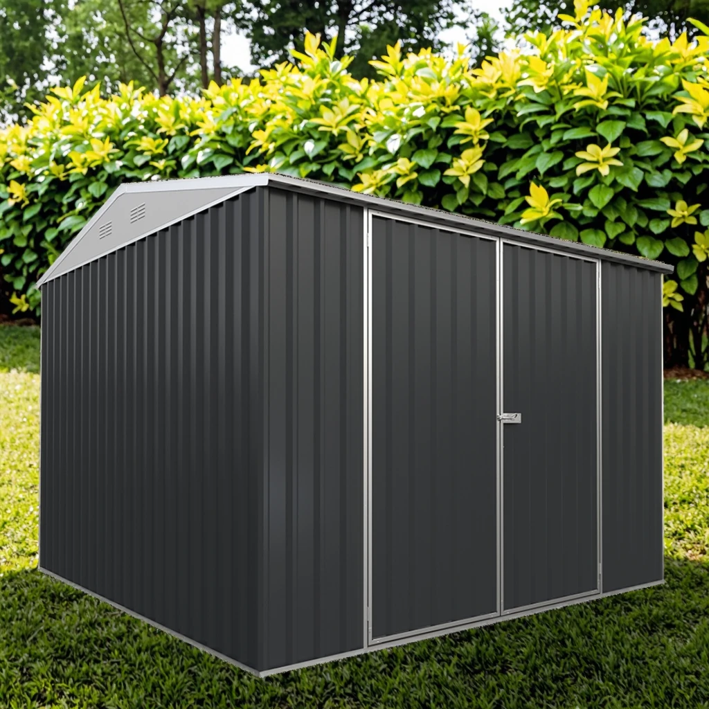 رائجة البيع G1008-H180-2H 10x8ft حديقة سقيفة تخزين كبيرة سقيفة تخزين جاهزة