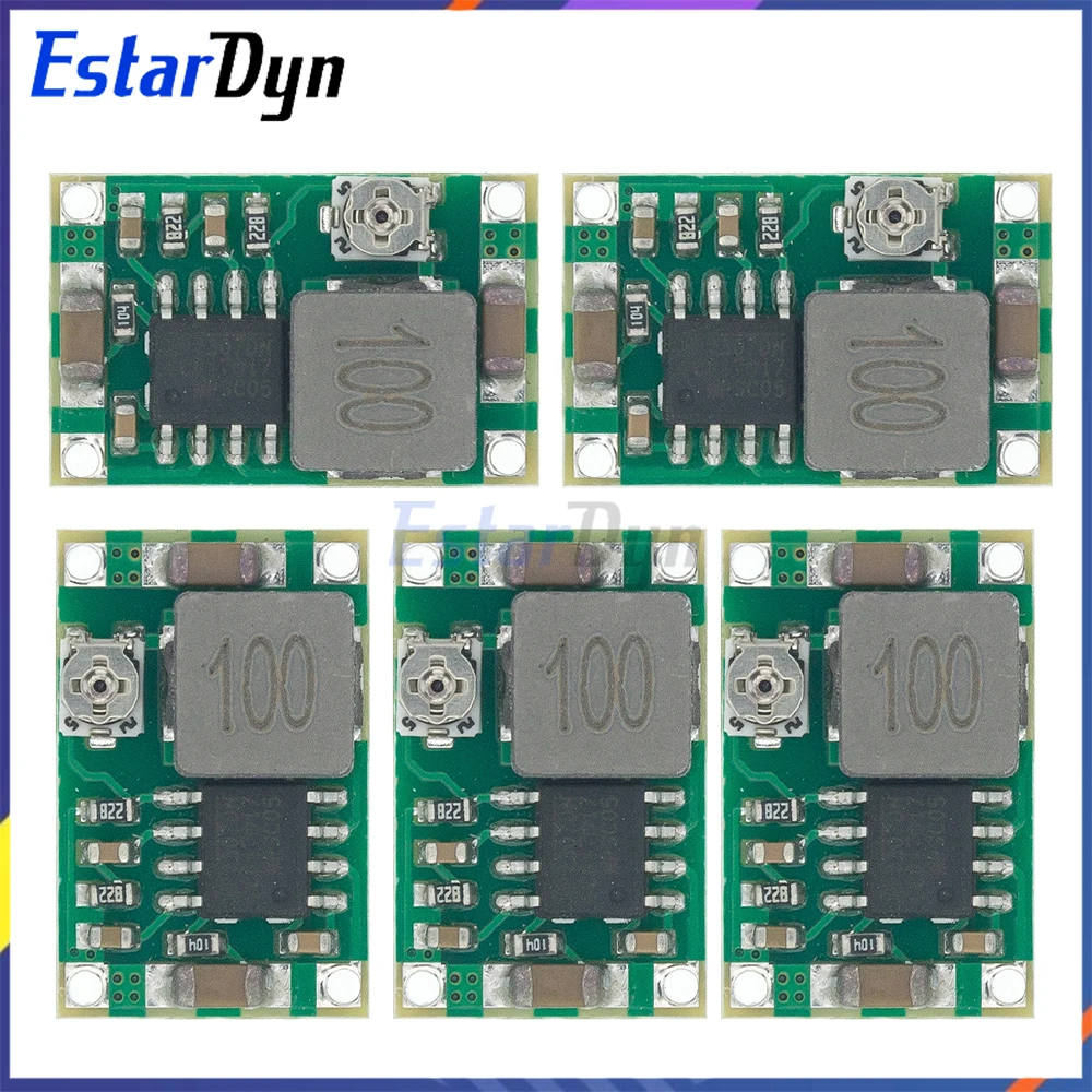 5pcs Mini360 DC-DC HM Buck Converter Step Down Power Supply Module 4.75-23V to 1-17V 340KHz Mini-360 Ultra-small+ 17x11x3.8mm
