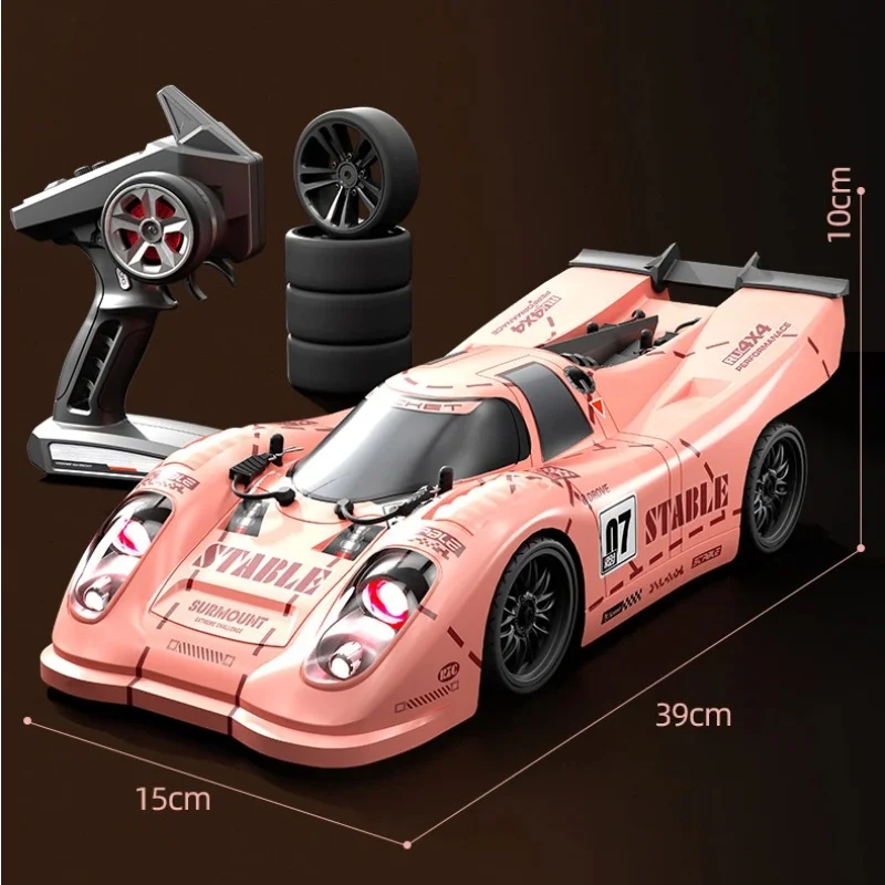 

Масштаб 1:16, матовый двигатель с дистанционным управлением, полный привод, высокоскоростной плоский беговой радиоуправляемый дрифт-автомобиль, имитация гоночного автомобиля
