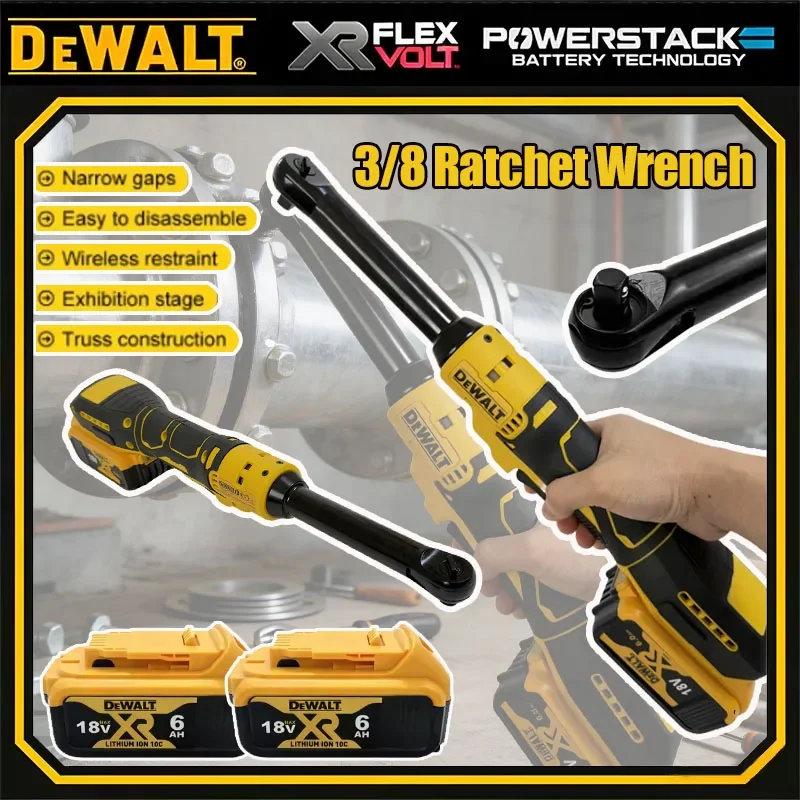 

Электрический гайковерт DEWALT, 6 дюймов, с удлинительной головкой 3/8, для демонтажа гаек, 220 Н·м. Беспроводные электроинструменты M Cordless Drive