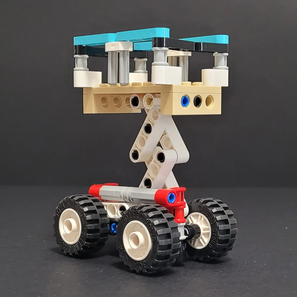 MOC STEM Technological Building Blocks Elevator Car Model Science Toys For Student Antistress Assembly Bricks Teaching Aid Kit