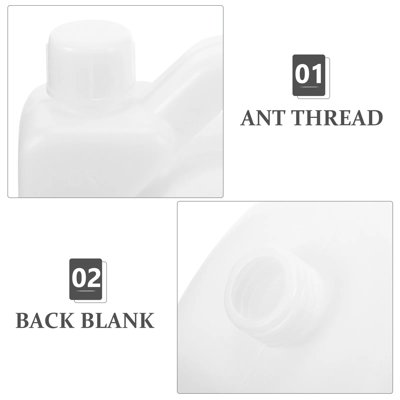 

4L Fuel Mixing Bottle Thickened Grass Cutter Petrol Tank Plastic Container For 2 Stroke Engine Oil Ratio Storage