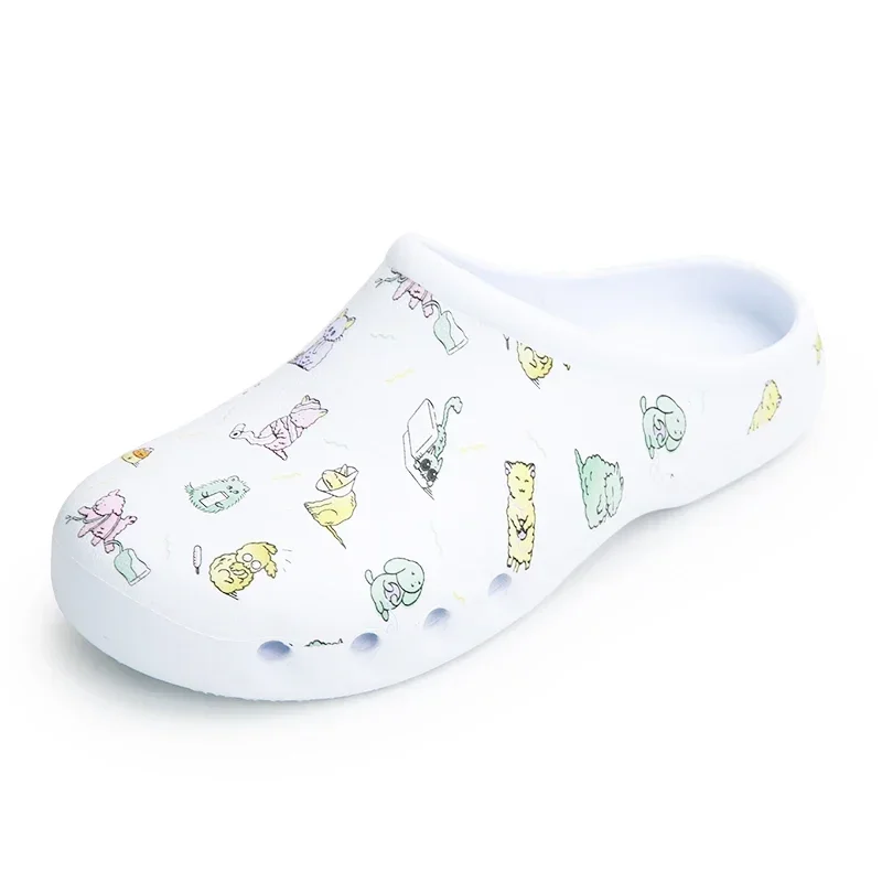 Медицинская обувь, женские тапочки, модные сверхлегкие тапочки из ЭВА, удобная женская обувь для медсестер, летние сандалии для врачей