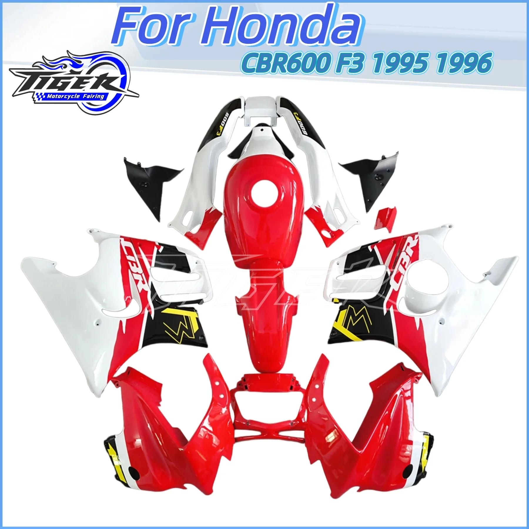 

Custom Painting Motorcycle Fairing Kits for Honda CBR600 95 96 CBR 600 F3 1995 1996 Repair Aftermarket Parts