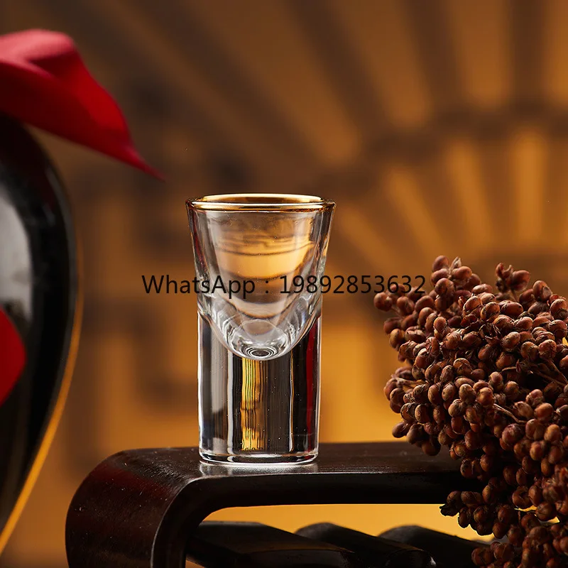 L3-20 crystal glass Baijiu cup bar small wine glass foreign wine cup one bite cup