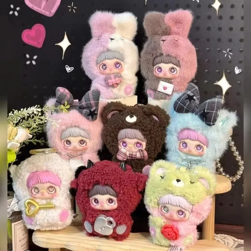 ตุ๊กตาวินิลน่ารักแบบสุ่มลายใหม่จาก Maymei Endless Love Series ของตกแต่งจี้ห้อยคอ ของสะสม ของขวัญวันวาเลนไทน์รุ่นลิมิเต็ด