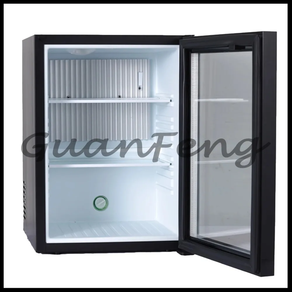 40L No Noise mini compact refrigerator domestic small refrigerator with glass door