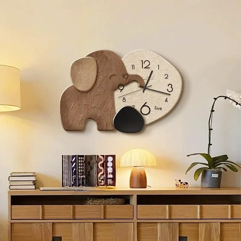 /Japanese Charm Wall clock Luxury Design Kawaii Plastic Wall clock Gothic Large Digital Horloge Murale Salon Wall Decoration