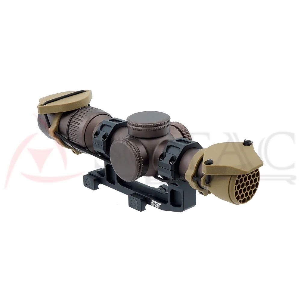 SOTAC SCOPECAP PRO RifleScope Lens Cover with REAR CAP Combo By Nylon Polyme 3D Print Only Fit RZ 1-6X24 Scope Airsoft Tactiacl