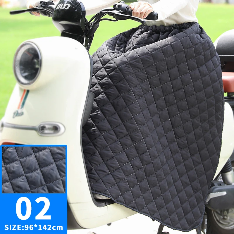 90x142cm Scooters Leg Cover Knee Blanket Warmer Windproof Motorcycle Covers Apron Quilt Winter Motorcycle Leg Blanket For Riding