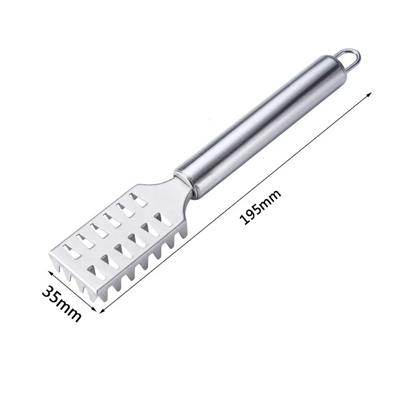 Stainless Steel Fast Cleaning Fish Peeler Scale Remover Seafood Crackers Fish Scaler Cleaner Planet Skin Brush Scraper Tool