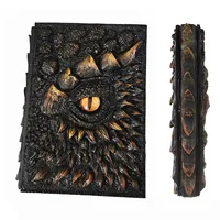 Fashion Vintage Dragon Embossed Resin Cover Travel Diary Notebook Travel Journal A5-Note Book Art 3D Relief Diary Book 1pcs