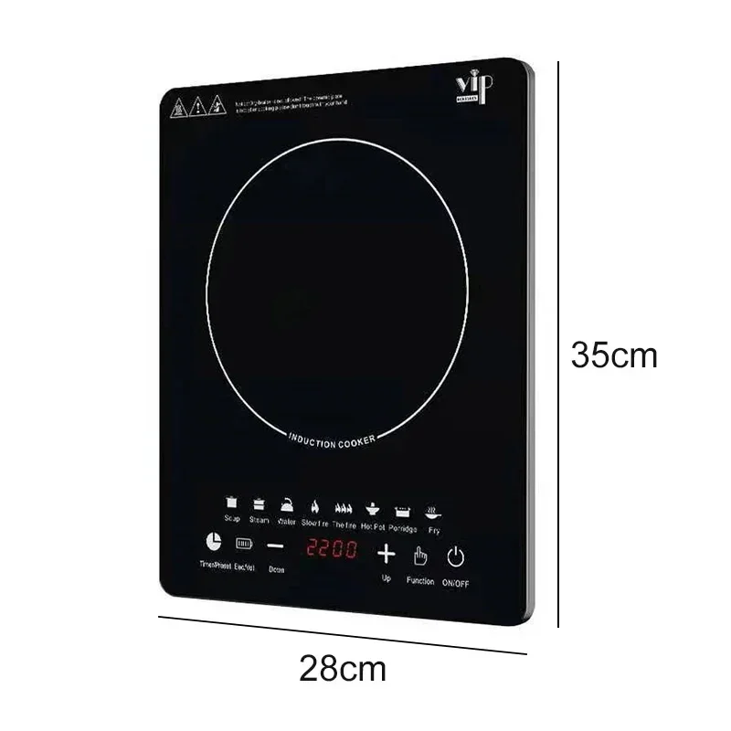 Multi-functional Home Cooking Induction Stove 110V~220V Touch Control 2200W Timeable Intelligent Energy-saving Induction Cooker