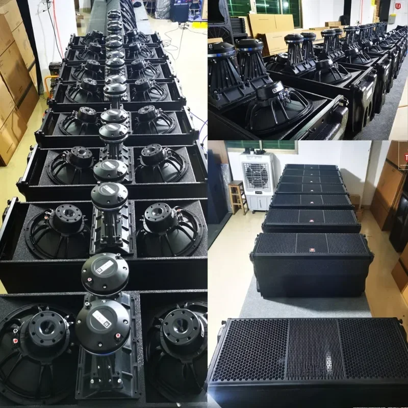 LA-2122P Active Line Array Dual 12-Zoll-Zwei-Wege-Line-Array, Soundausrüstung für den Innen- und Außenbereich, professionelles Audio-Soundsystem
