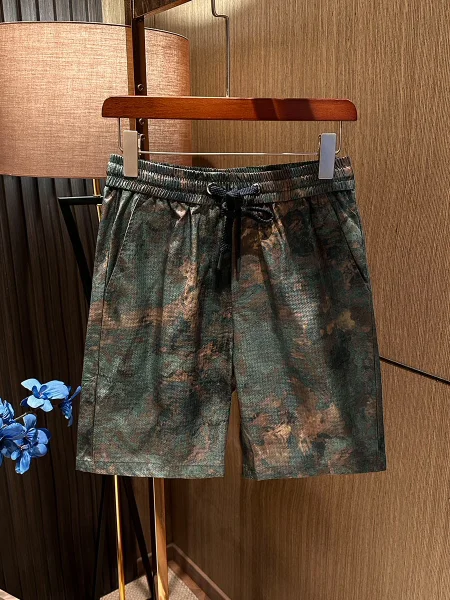 

een Le Camouflage Qui Dry Summer Men's Faionable Beach Pants mid Waist orts Polyester Fiber Straight Leg Breathable