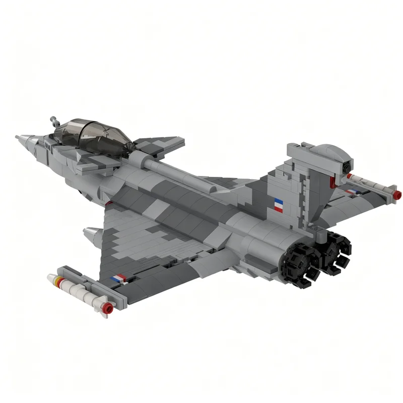 834 stuks MOC Rafale Creator Model Bouwstenen Constructie Monteren Kerstcadeaus DIY Speelgoed Creatief Baksteen Idee Onderwijs