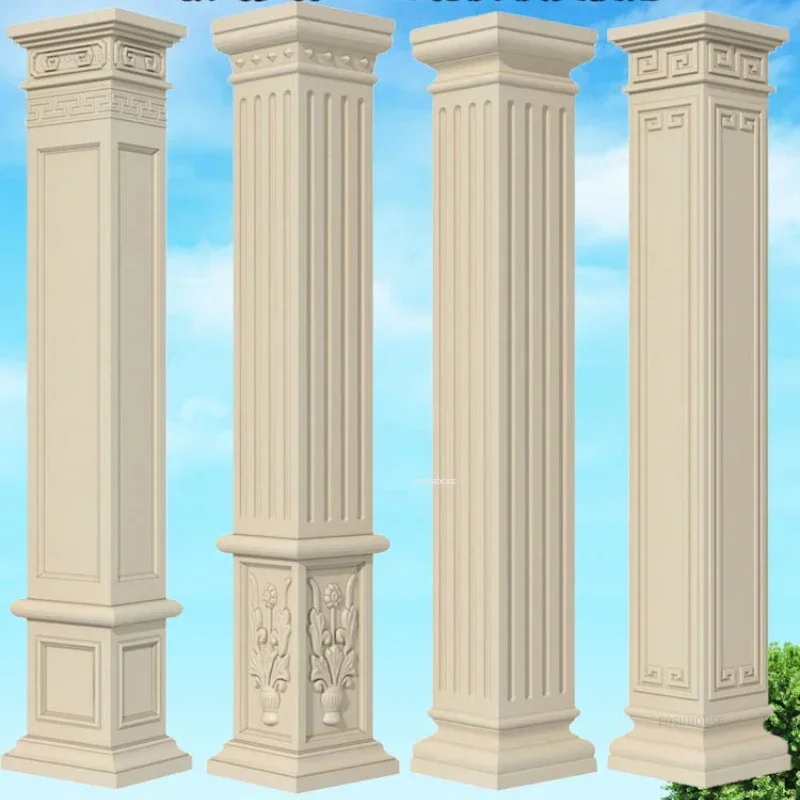 

Скандинавская вилла, внешняя стена, садовые украшения, утолщенные формы из АБС-пластика, квадратные римские колонны, ворота, цемент, квадратная колонна, декор для здания M