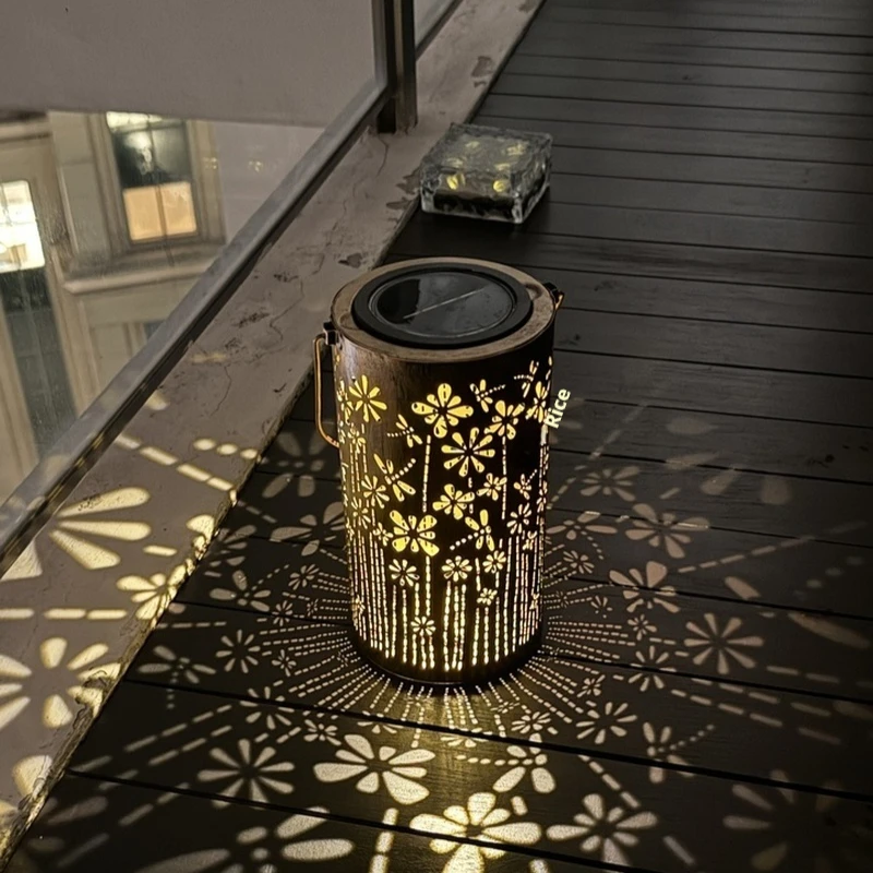 في الهواء الطلق لذلك lar Gar den أضواء مصباح جو مقاوم للماء لزينة الفناء شرفة شرفة مصباح ليلي صغير