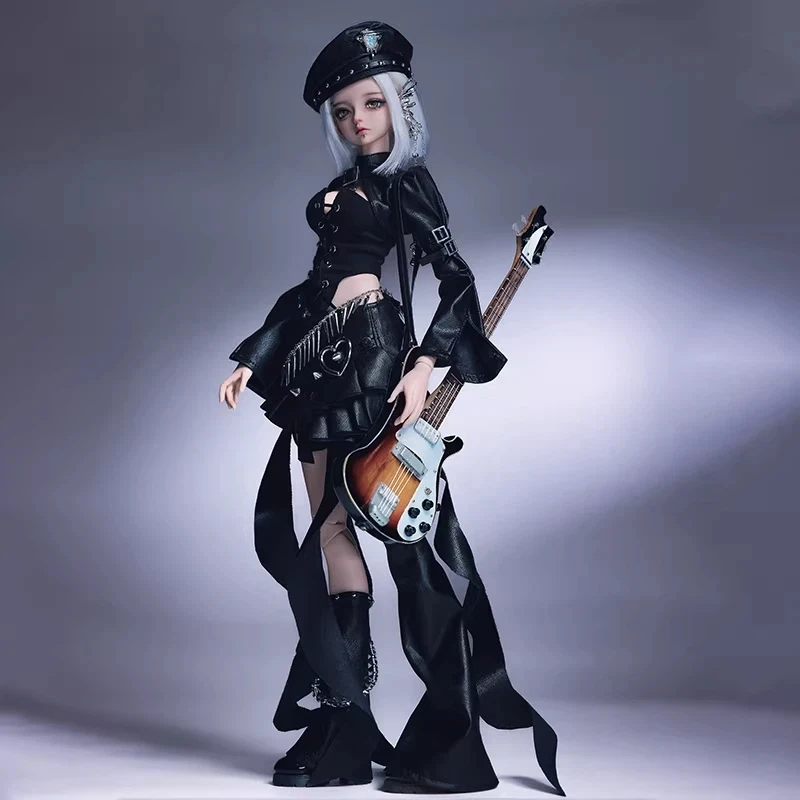 

Camilla 1/4 BJD Doll Rock Guitarist Handcrafted Female Figure Collectible Toy for Display Gift for Fans