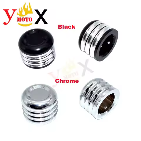 New CNC Motorcycle Front Axle Nut Cover Cap Guard Decal For Harley Sportster 883 1200 Dyna Road Street Glide Touring XG500 XG750