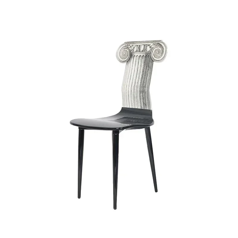 Classic Roman Pillar Dining Chairs Nordic Style Furniture Design Hot Sales Home Decor