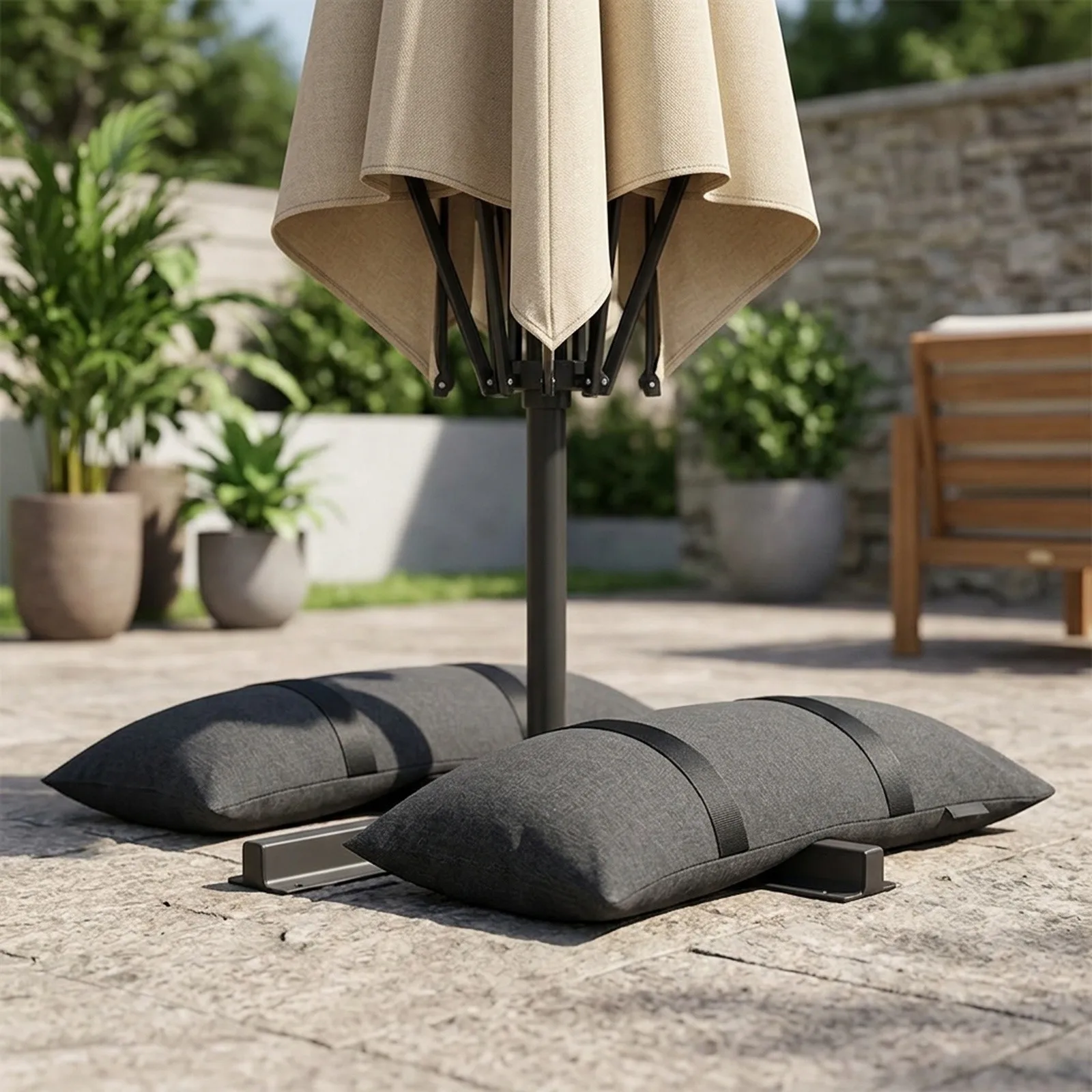 Easy To Fill And Carry Outdoor Patio Garden Carry Fill Fitment Use Canopy Umbrella Base Weights Optimal Weight