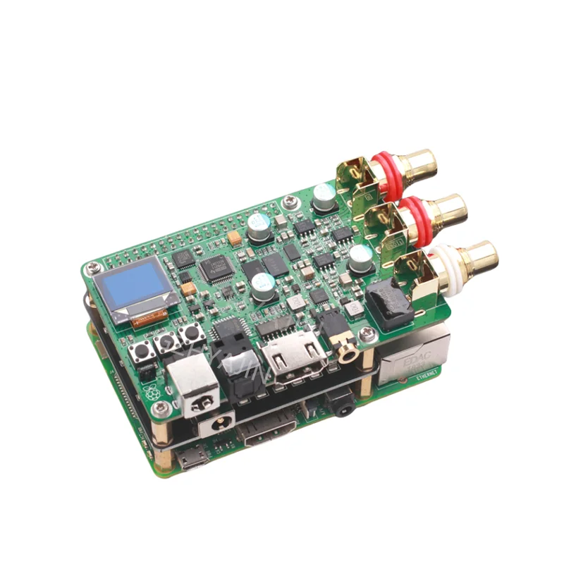 Raspberry Pi DAC audio decoder board ES9038Q2M hifi fever coaxial fiber I2S DSD512 digital 768K / 32Bit/DSD512 hard decoding fun