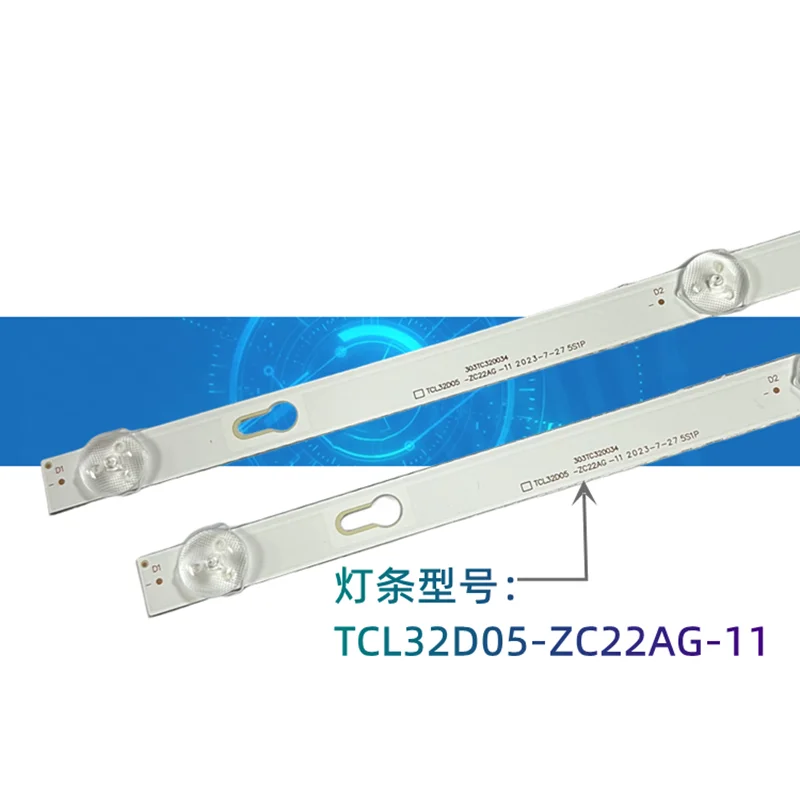 Barra de retroiluminación de TV LCD de aluminio, 564MM, 6V, L32M5-AZ, 32GM16F, 303TC320039, NEW32D05-ZC22AG-16, 32 pulgadas, 100%