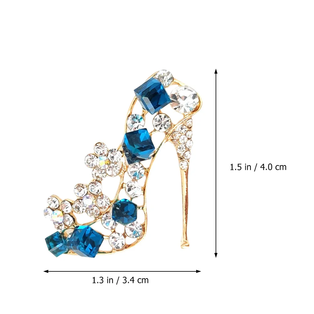2 قطعة حجر الراين عالية الكعب بروش كريستال شارة الحذاء للنساء مجوهرات الأزياء ديكور الإكسسوارات الملونة حقيبة قبعة دبوس