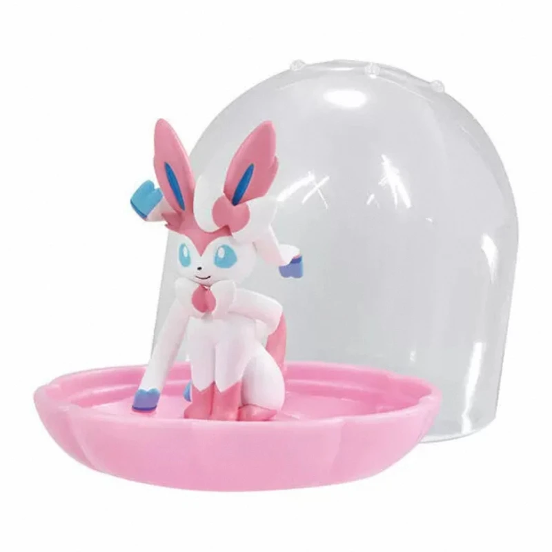 Bandai 4 PCS Gashapon Pokémon トモンjeg Sylveon Anime Brinquedos Para Crianças Bonecos de Ação Presentes Modelo Colecionável Ornamentos