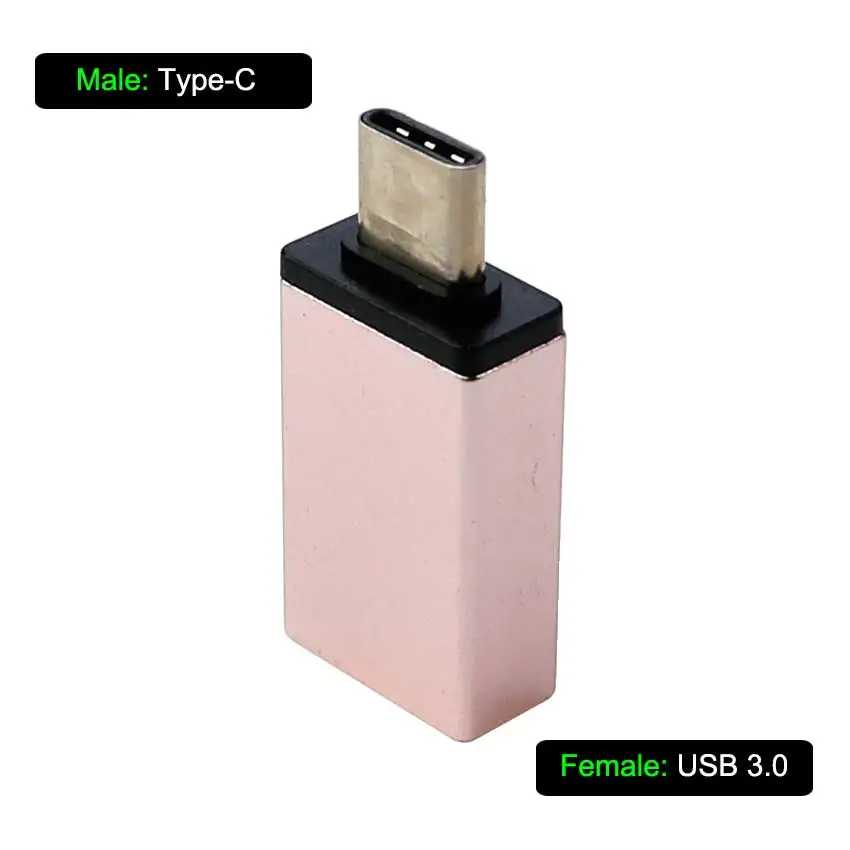 Kabel do transmisji danych YuXi kabel do ładowania Adapter do iphone'a/androida Micro USB type-c na USB 3.0 USB-C Adapter