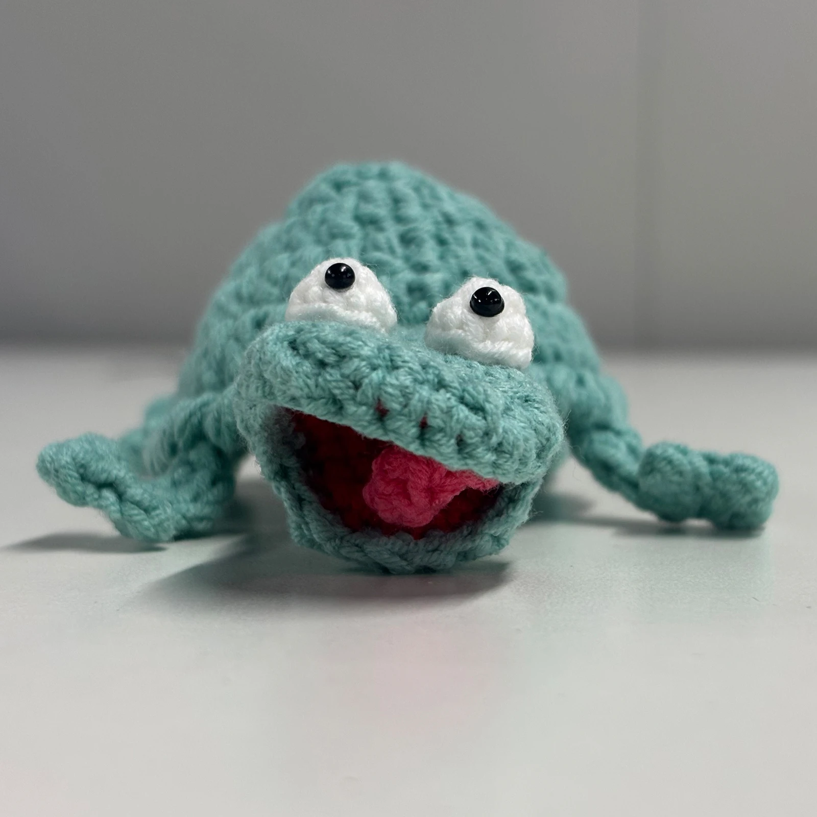 Crochet Lizard Cup Coaster Fun Little Lizard Animal Cup Mats Cute 3D DIY Handmade Funny Amigurumi Drink Mug Rug Desktop Decor