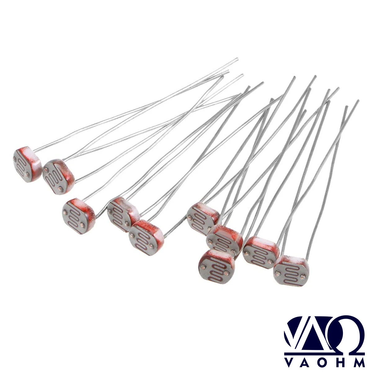 20 штук фоторезиста LDR GL5506 GL5516 GL5528 GL5537 GL5539 GL5549 фотоэлектрический датчик обнаружения