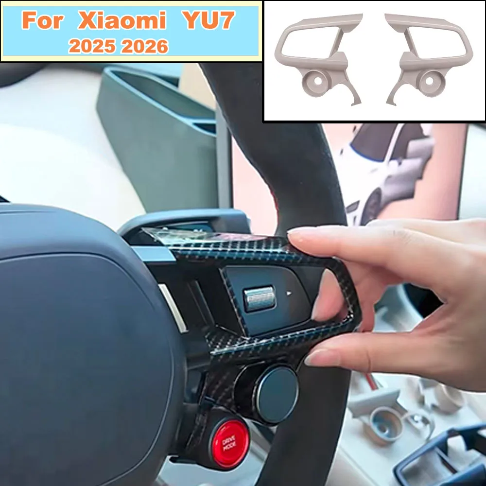 

For Xiaomi YU7 2025 2026 Steering Wheel Physical Button Bracket Upgrade Expansion Mount Car Interior Mod Accessories