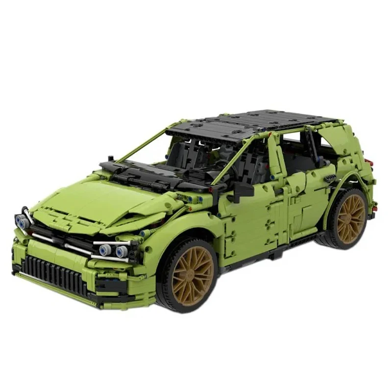 MOC-102567 Compatible With 42115 Technical Super Golf R Sport Car Building Blocks Bricks DIY Puzzle Children Toys Christmas Gift