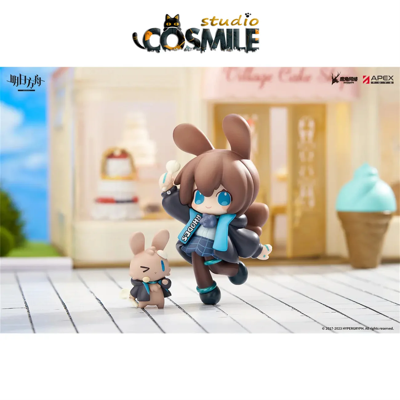 Game Arknights Official Original Amiya アーミヤ Rabbit Bunny Hare Cute Gift PVC Figurine Figure Doll Toy Stand Sa Jan