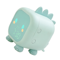 USB Cartoon Alarm Clock Teens Bedside Desktop Digital Calendar Decorative Abs Nap Timer Child LED Night Light