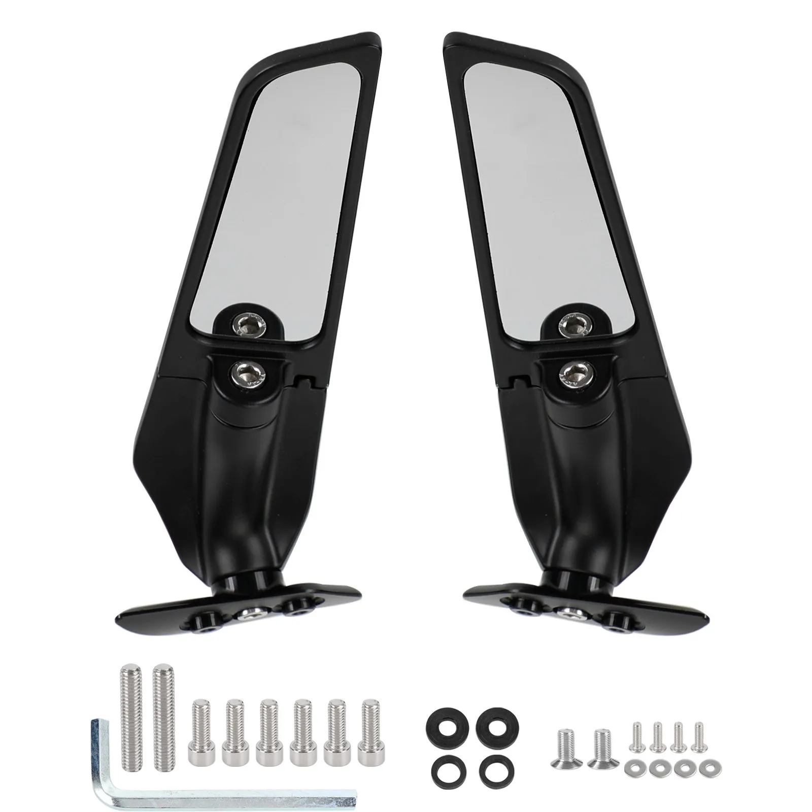 Adjustable Wing Fin Rearview Mirrors for Ducati Panigale 1299 959 2015-2021
