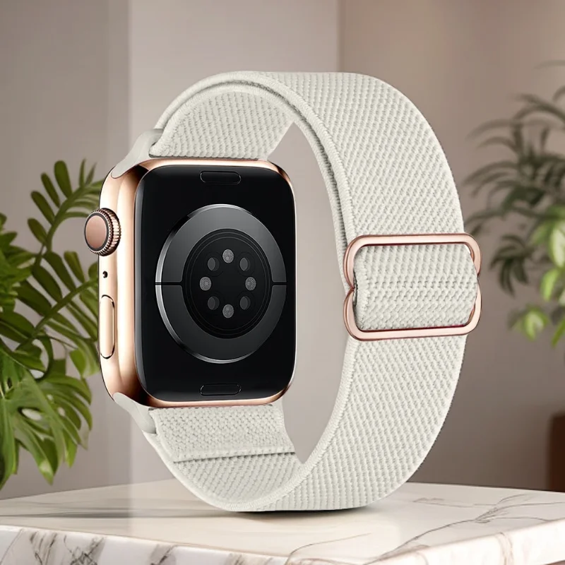 Nylon Elastic Strap for Apple Watch Band 45mm 49mm 44mm 42mm 41mm 40mm 38mm Sport Bracelet Iwatch Ultra Series 8 7 6 5