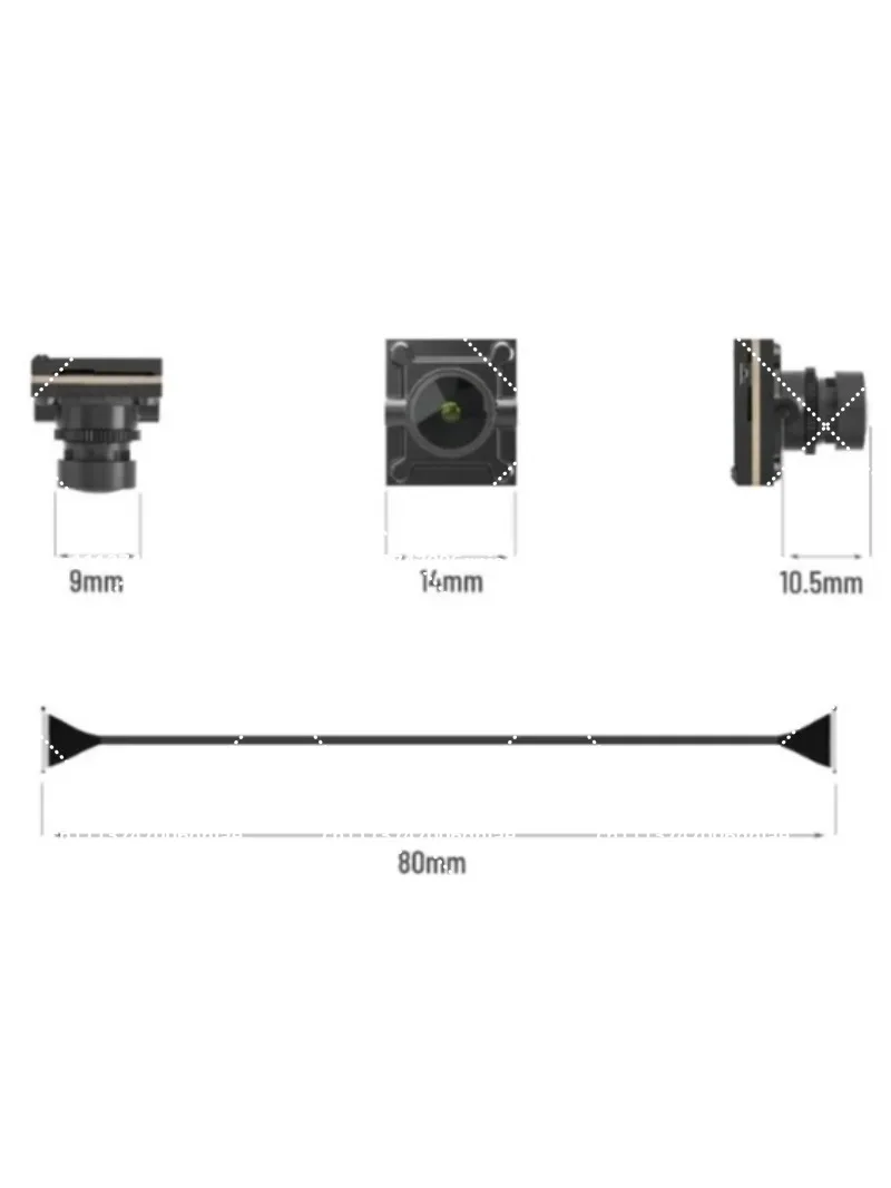 HD Digital FPV Link Low 120FPS Sky End Camera for Drone Racing - view 6